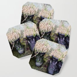 Floral Boots Coaster