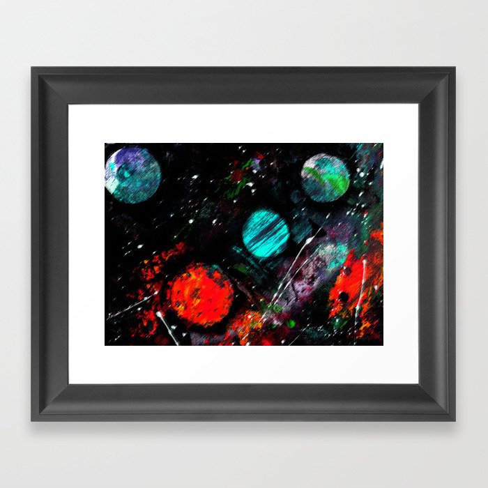 Collision Course Framed Art Print