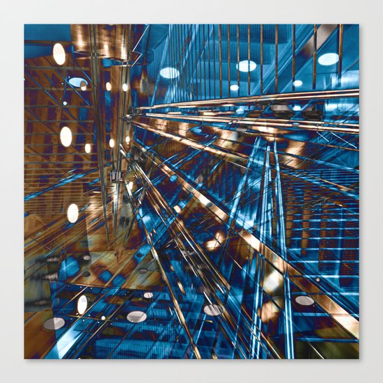 Urban Facade of Berlin Canvas Print