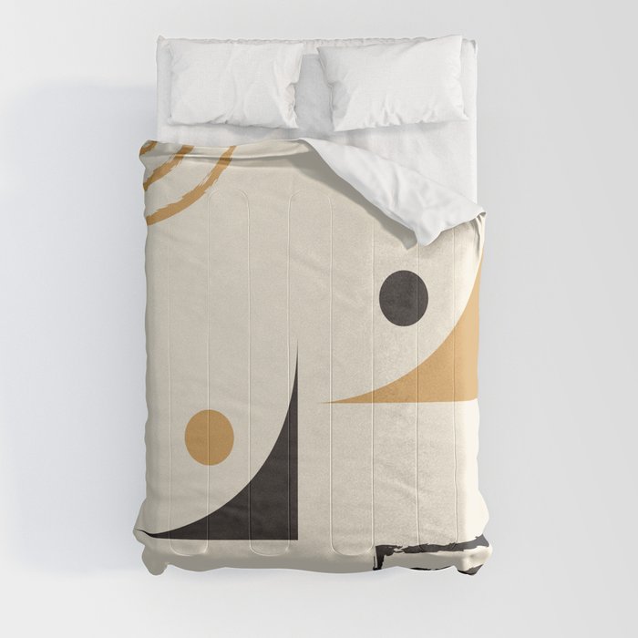 Modern Midcentury Minimalist Comforter