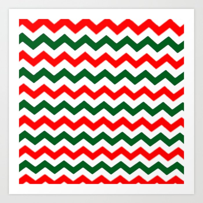 pink and green chevron pattern