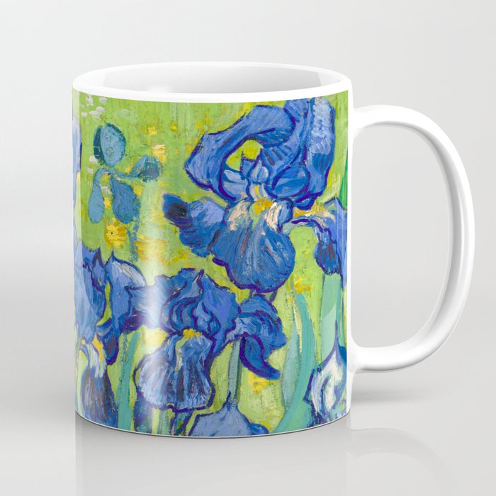 Vincent Van Gogh Irises Painting Detail Coffee Mug