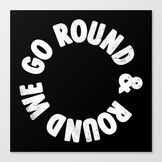 Round & Round Canvas Print