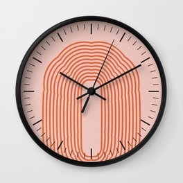 Simple Geometric Shapes - Mid Century 6 Wall Clock