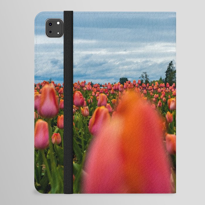 Tulip Field iPad Folio Case