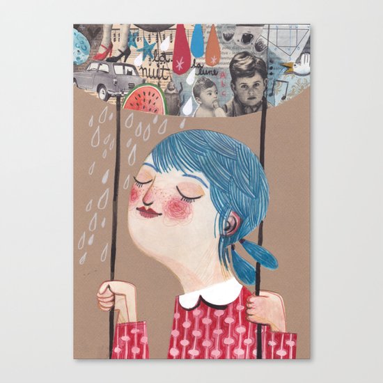 the swing Canvas Print