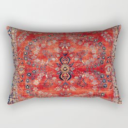 Sarouk Arak West Persian Carpet Print Rectangular Pillow