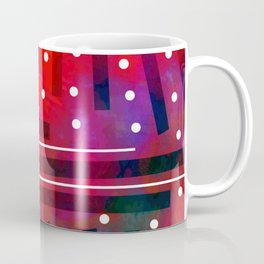 White Polka Dot Coffee Mug
