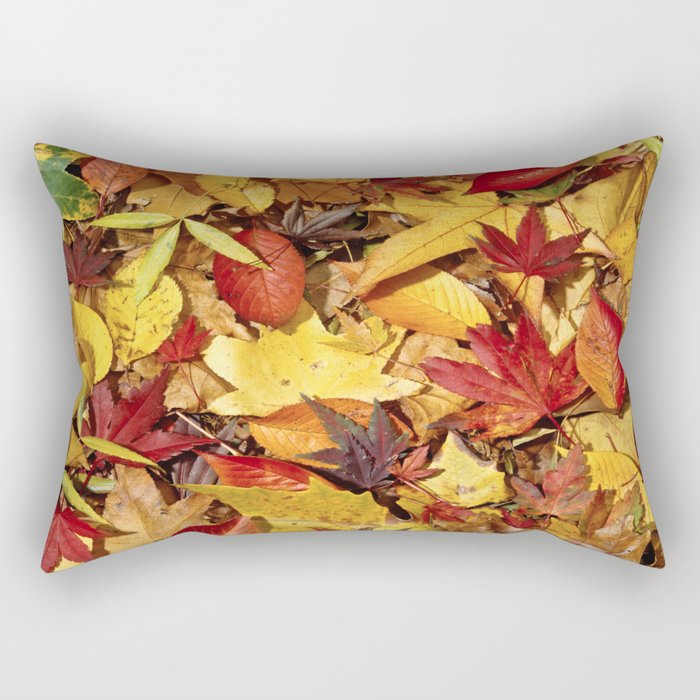 Fall Leaves Rectangular Pillow