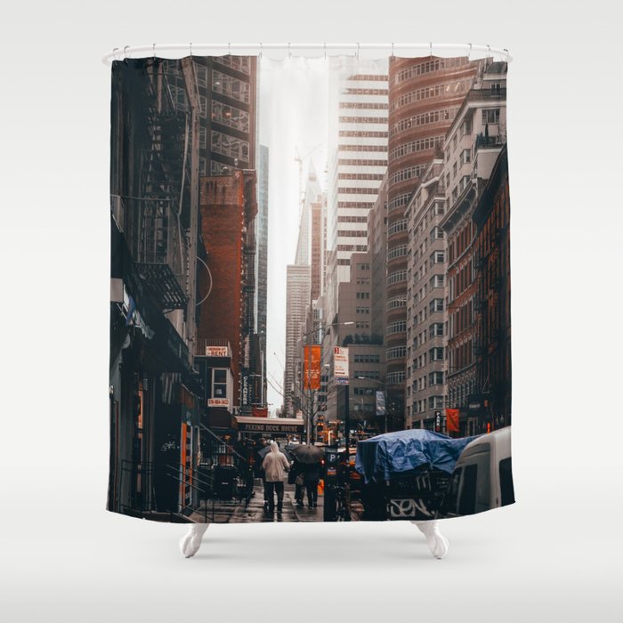 New York City Street Shower Curtain