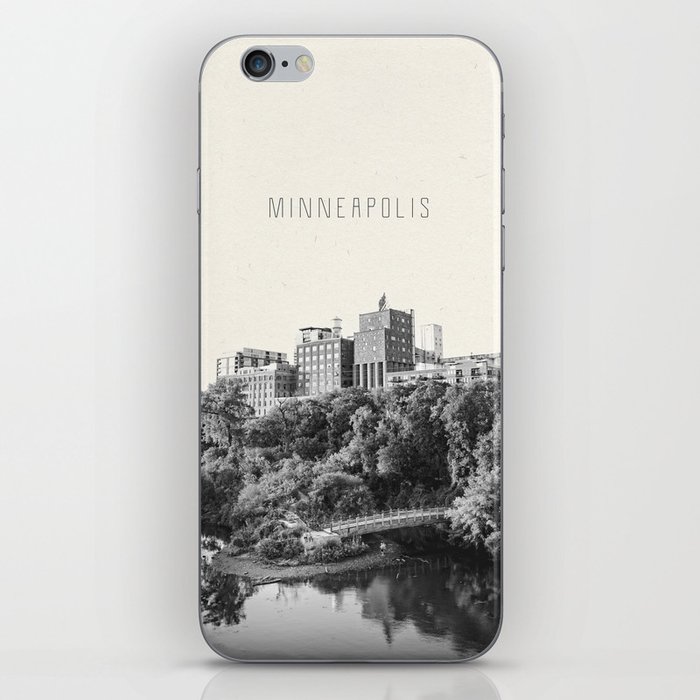 Minneapolis Architecture | Black and White Photography and Texture iPhone Skin