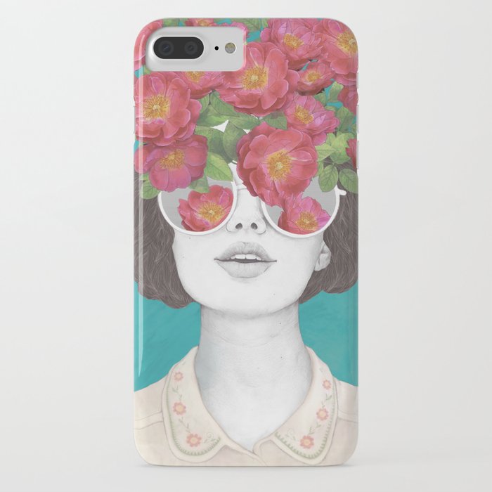 the optimist // rose tinted glasses iphone case