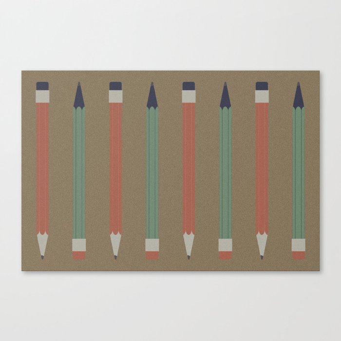 Pencils Canvas Print