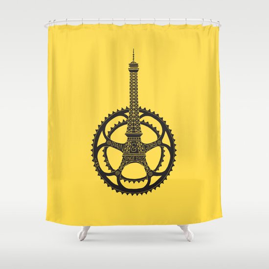 Le Tour de France Shower Curtain