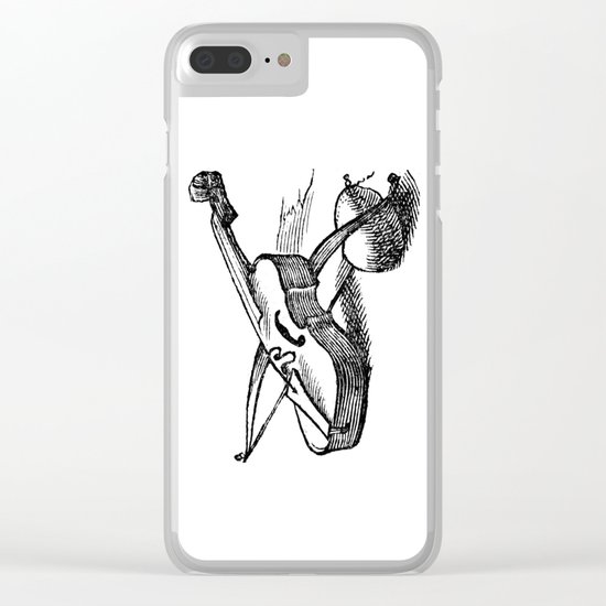 Violin Clear iPhone Case
