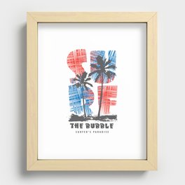 The Bubble surf paradise Recessed Framed Print