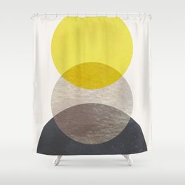 SUN MOON EARTH Shower Curtain