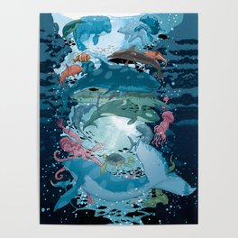 Aquatic Life Poster