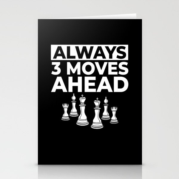 Chess Board Player Opening Game Beginner Stationery Cards