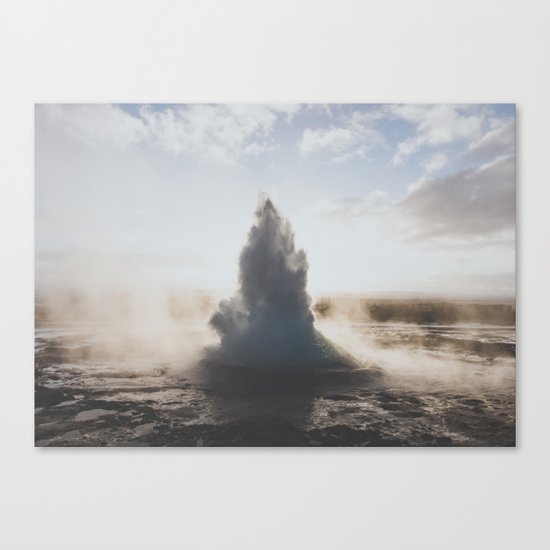 Geysir, Iceland Canvas Print