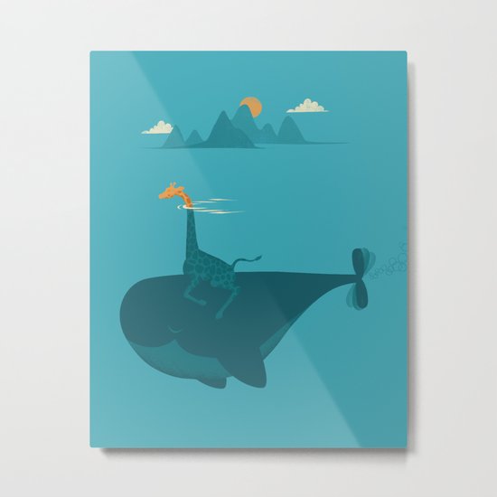 Nature's Submarine Metal Print