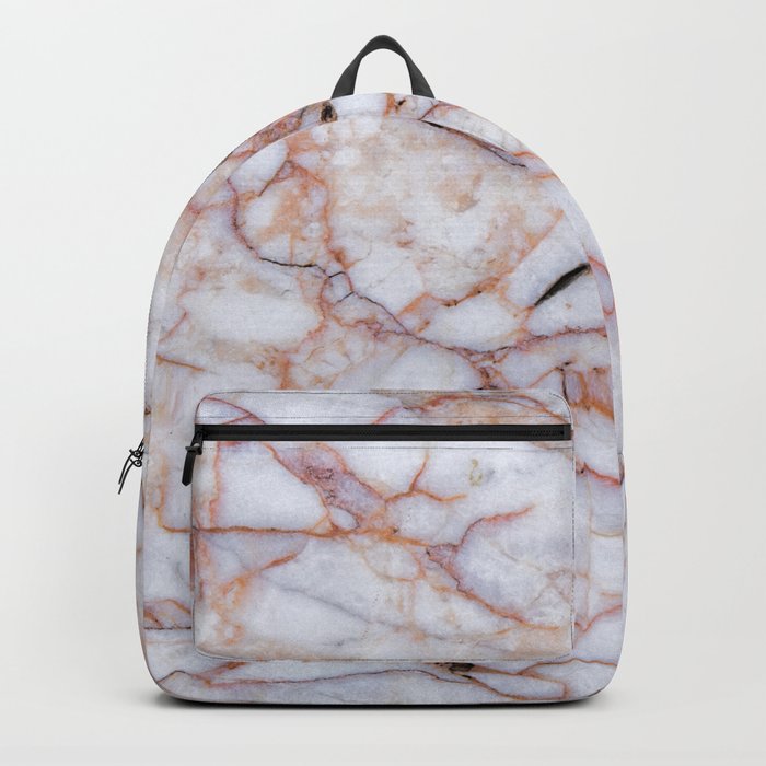 pink marble backpack