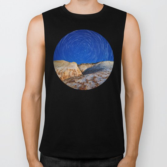 Up To the Milky Way Biker Tank