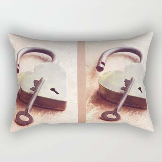 Key to My Heart Rectangular Pillow