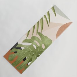 Abstract Art Tropical Leaves 21 Yoga Mat
