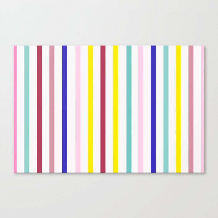 Striped Background Canvas Print