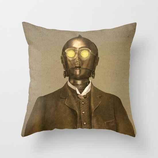 Baron Von Three PO Throw Pillow