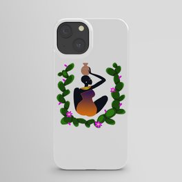 African woman with a vessel iPhone Case