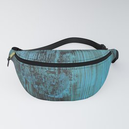 Industrial Urban Exquisite Turquoise Blue Reclaimed Wood Fanny Pack