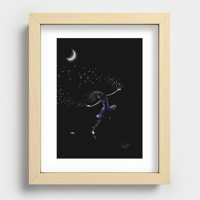 A Dancer Makes The Stars Recessed Framed Print