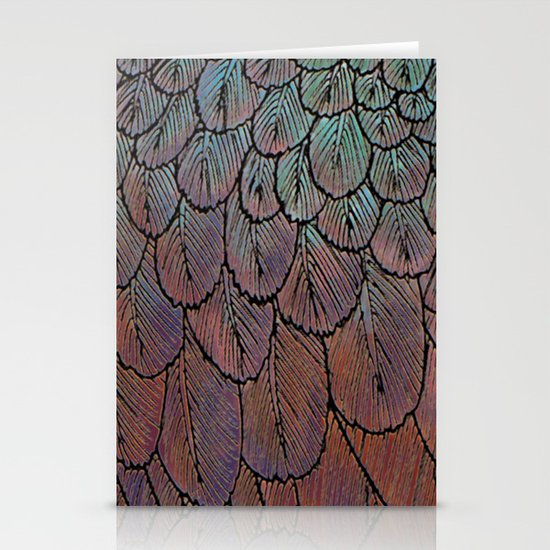 Feather Detail Stationery Cards
