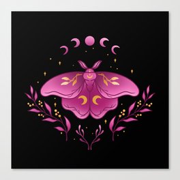 Celestial Moth Canvas Print