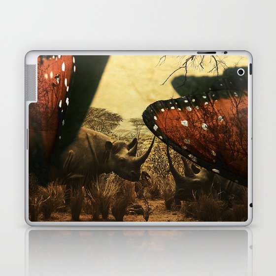 Diorama :: Rhinos Laptop & iPad Skin