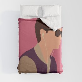 Baby Driver movie Duvet Cover | Cinema, Digital, Movies, Minimal, Movie, Ilustration, Driver, Film, Graphicdesign, Driving 
