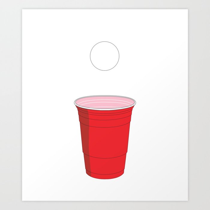 Beer Pong Cups Dimensions & Drawings