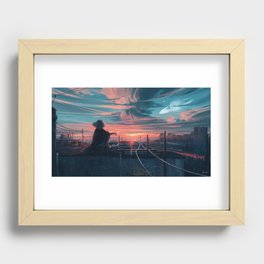 Far From Tomorrow Recessed Framed Print