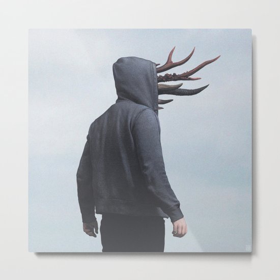 Horns Metal Print