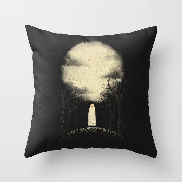 The Ghost Throw Pillow