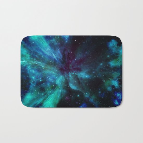 A Colorful Space Among The Stars Bath Mat