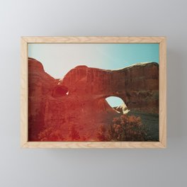 Light Flare / North of Moab on 35mm Framed Mini Art Print