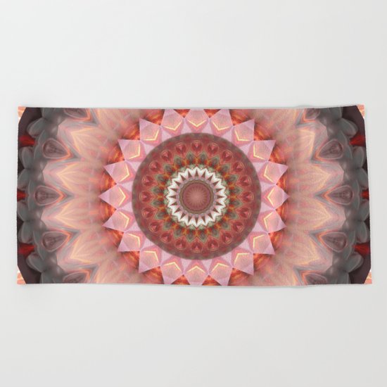 Mandala Teenage Girl Beach Towel