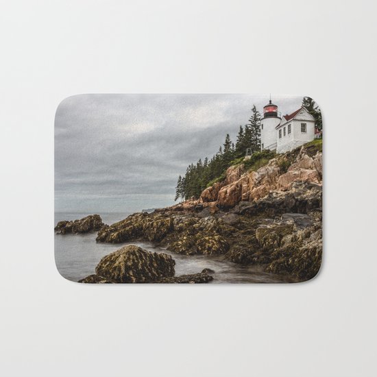 Bass Harbor Lighthouse - Acadia National Park Bath Mat