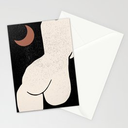 Abstract Female Nude Body Stationery Card