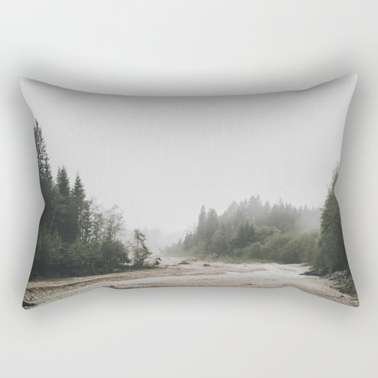Riverside landscape photography Rectangular Pillow