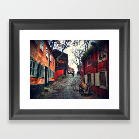 Paint it red Framed Art Print