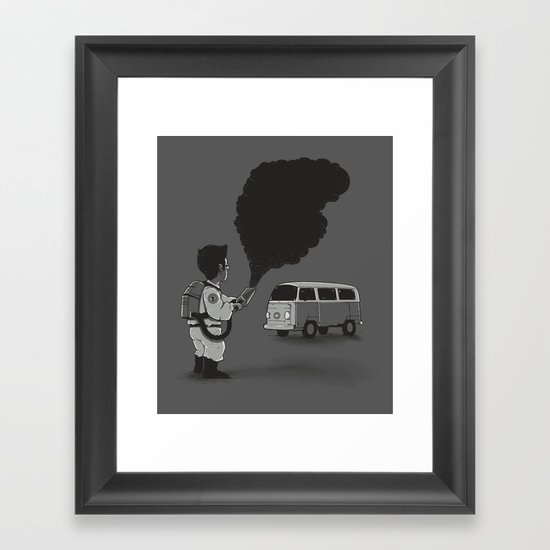 Smokebuster Framed Art Print